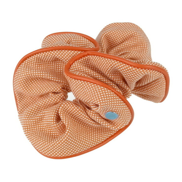 HERMES Orange Scrunchie - Picture 1 of 7